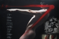 Lorenzo Marini, BODYTYPE Z, 2023, tecnica mista su tela, 100x100 cm