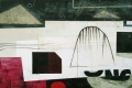 Michele Ferri, Paysage Philosophique, 2022, tecnica mista su tavola, 46,6x59,5x3 cm
